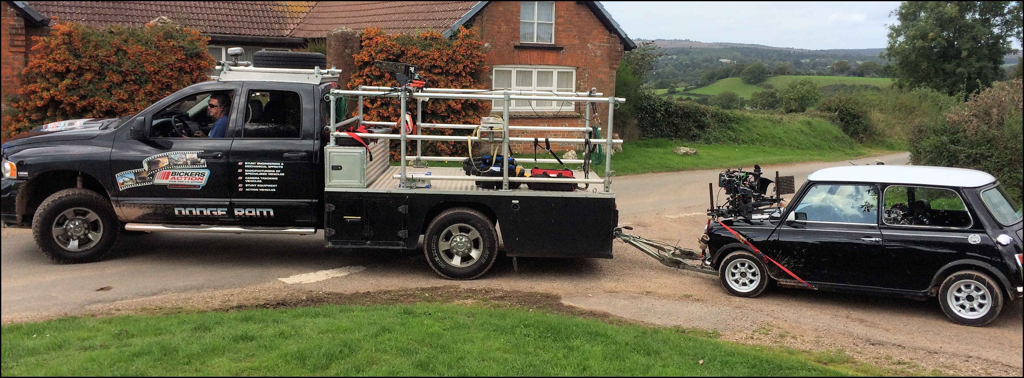 "A" Frame Car Towing Frame Bickers Action