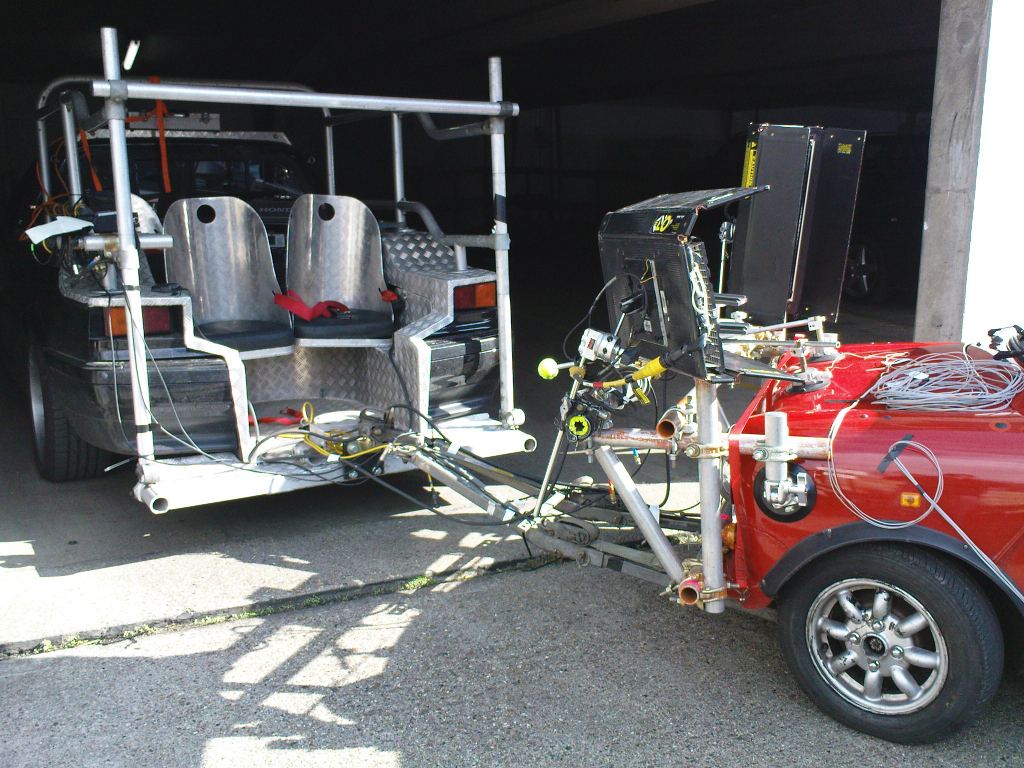 "A" Frame Car Towing Frame Bickers Action